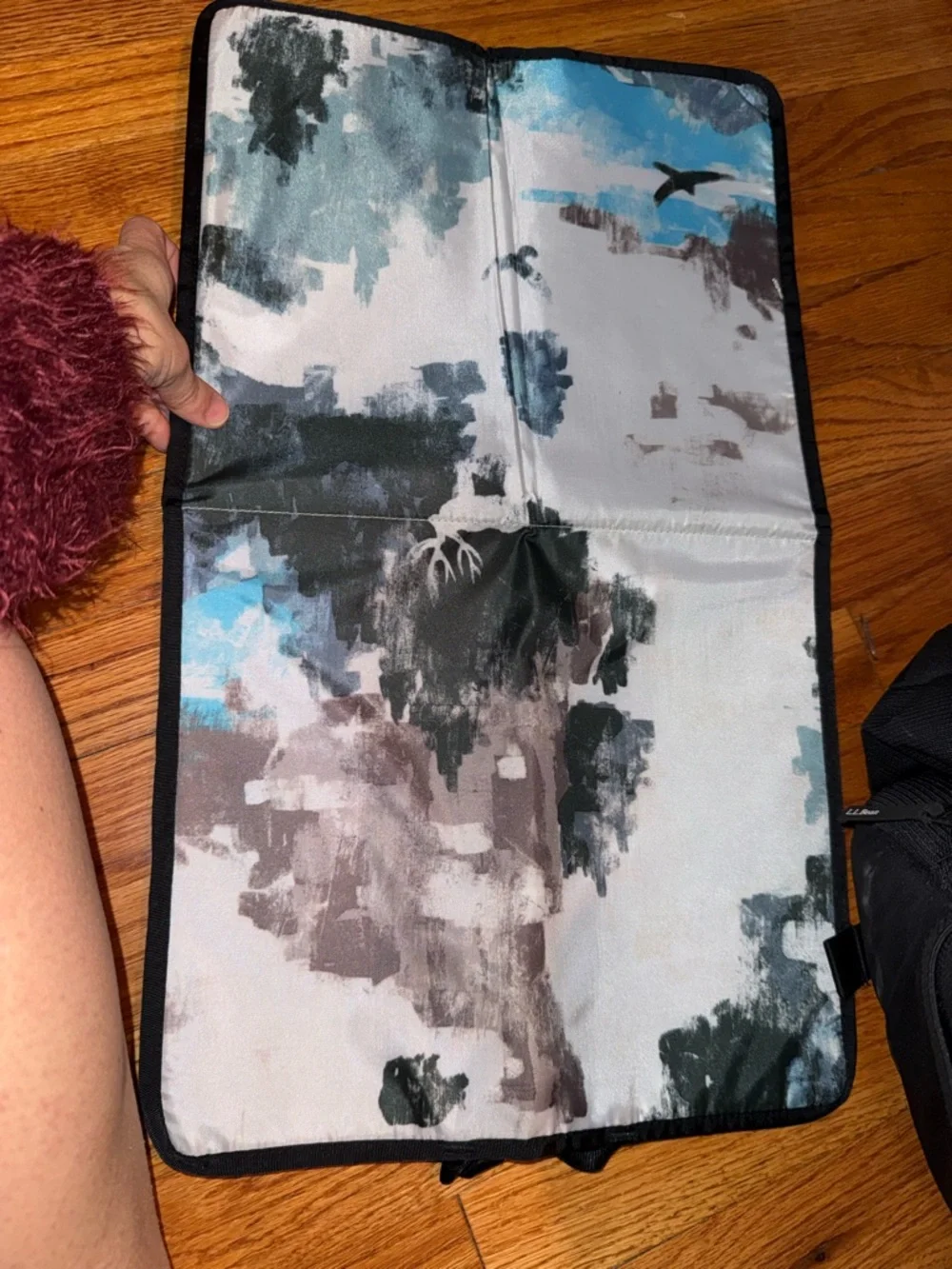L.L. Bean Black Large Diaper Backpack - Must have!